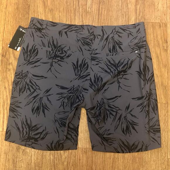 Travis Mathew You Won’t Gray and Black Grey Pinstripe Shorts Size 38 - Picture 5 of 8